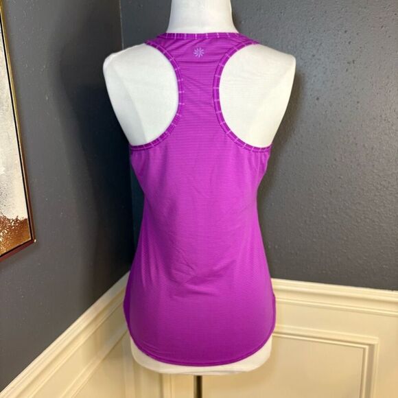 Athleta Purple Stripe Racerback Chi Tank - Picture 6 of 9
